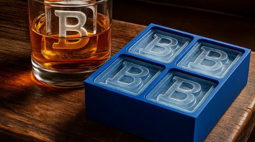 The Coolest Gift for Whiskey & Bourbon Lovers: Alphabet Ice Trays They’ll Actually Use - Chilled Out Creations