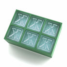 Vibrant green personalised ice tray with Y design – unique and fun gift idea