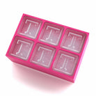Charming pink ice cube tray with raised T lettering – for heartfelt custom gifting