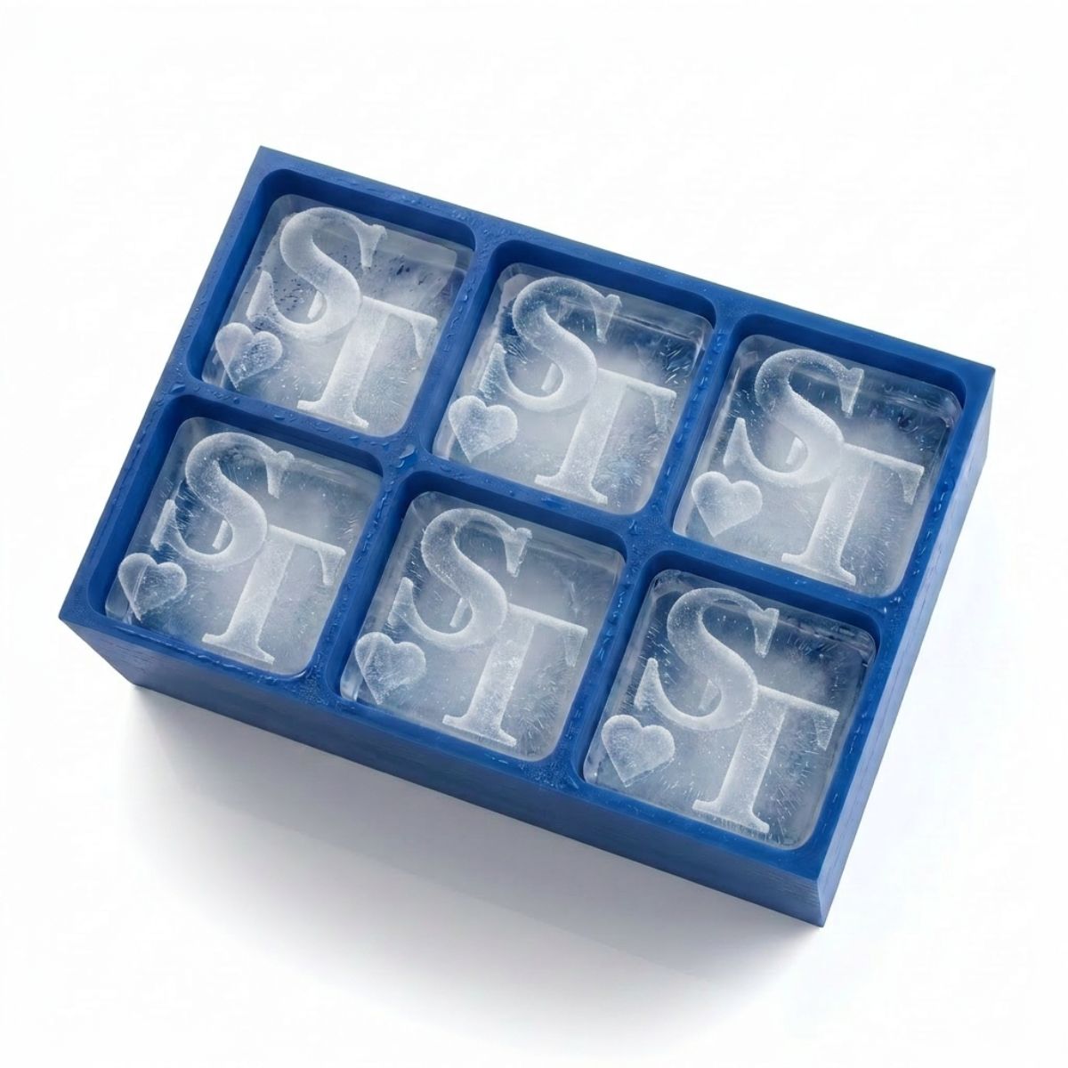 Anniversary Initials Ice Cube Tray – Personalised Keepsake for Couples - Chilled Out Creations