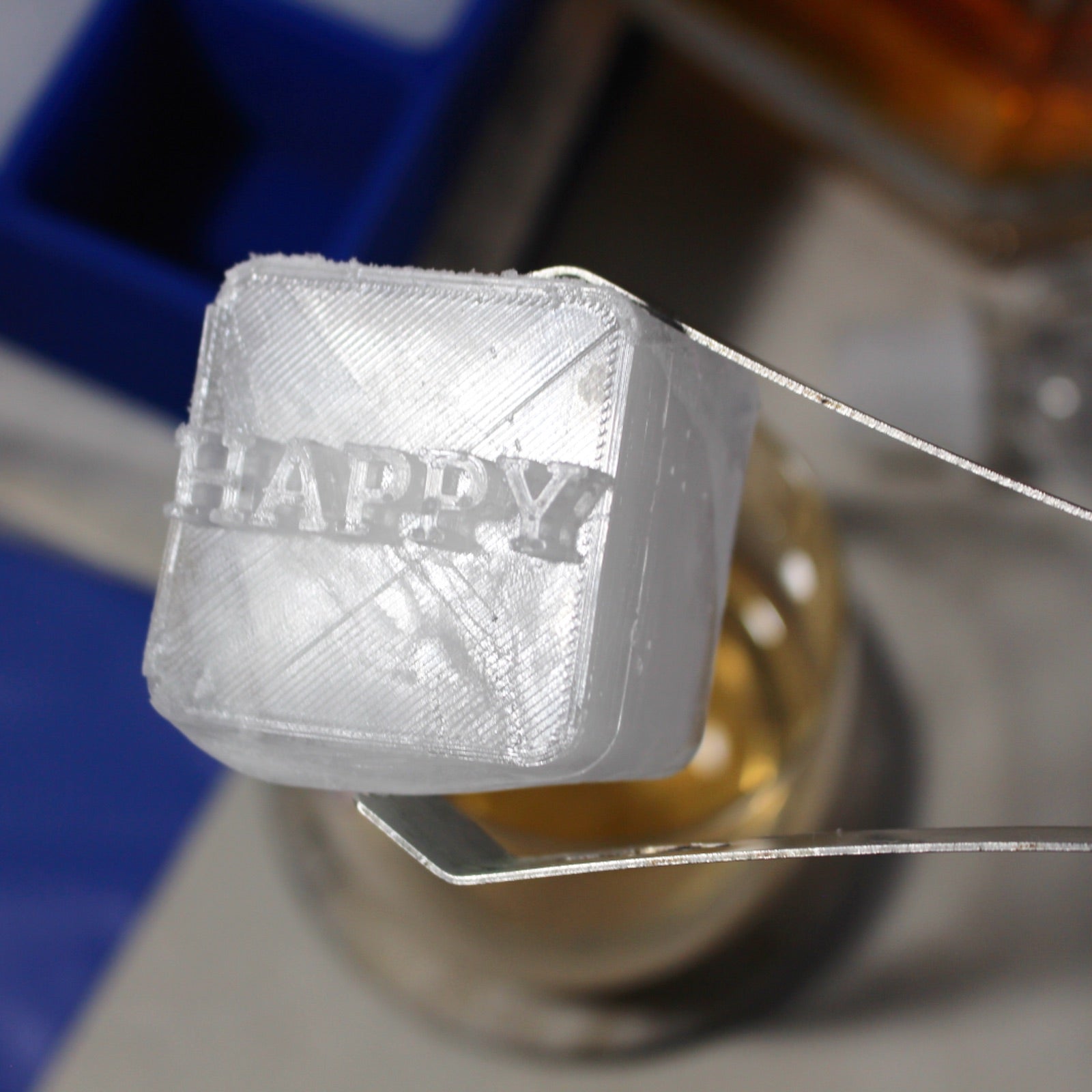 Celebrate Every Sip – Personalised “HAPPY” Ice Cube Tray for Parties & Gifting - Chilled Out Creations