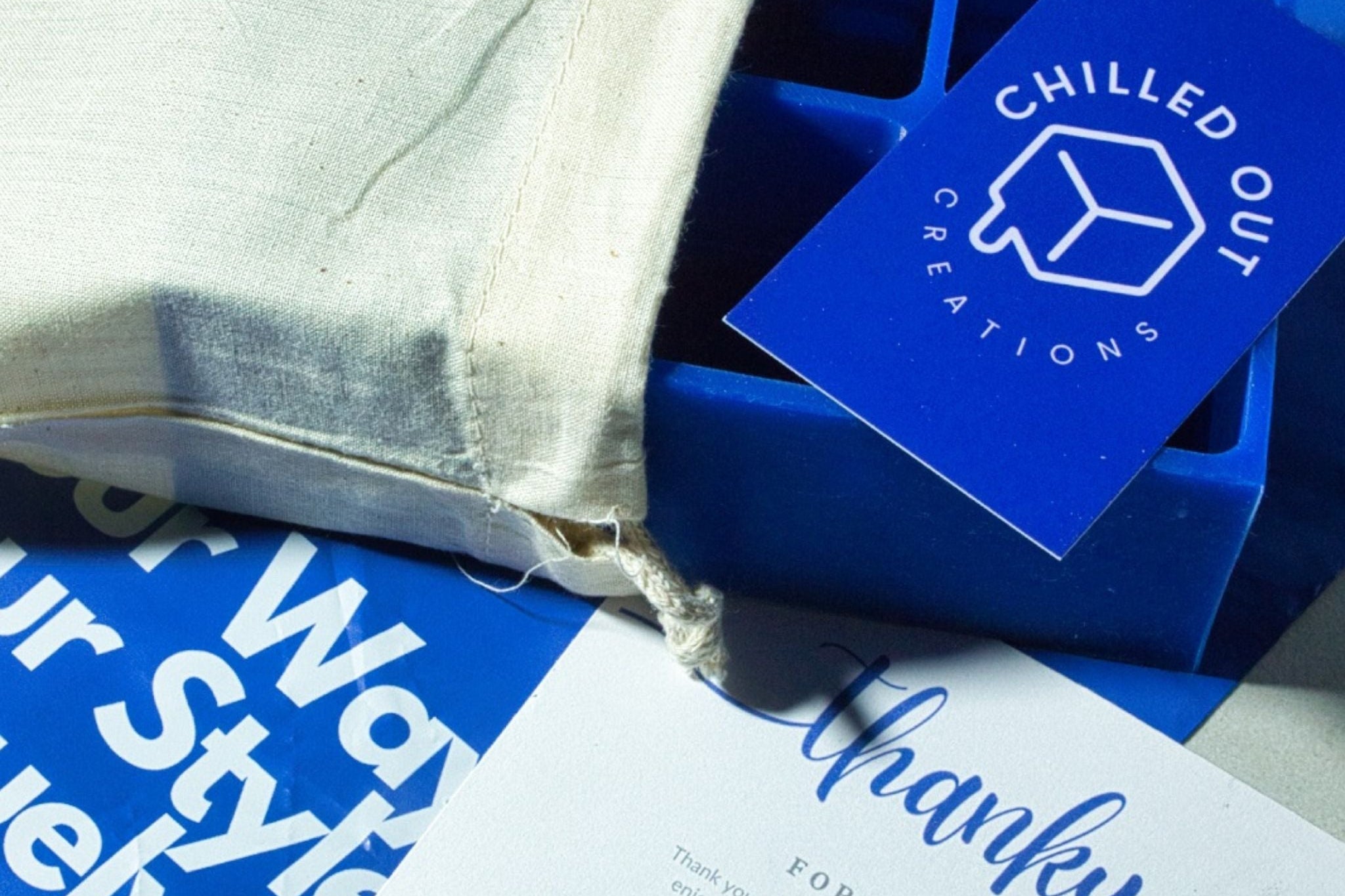 Personalised blue ice tray in premium gift packaging, ideal for milestone birthday gifting.