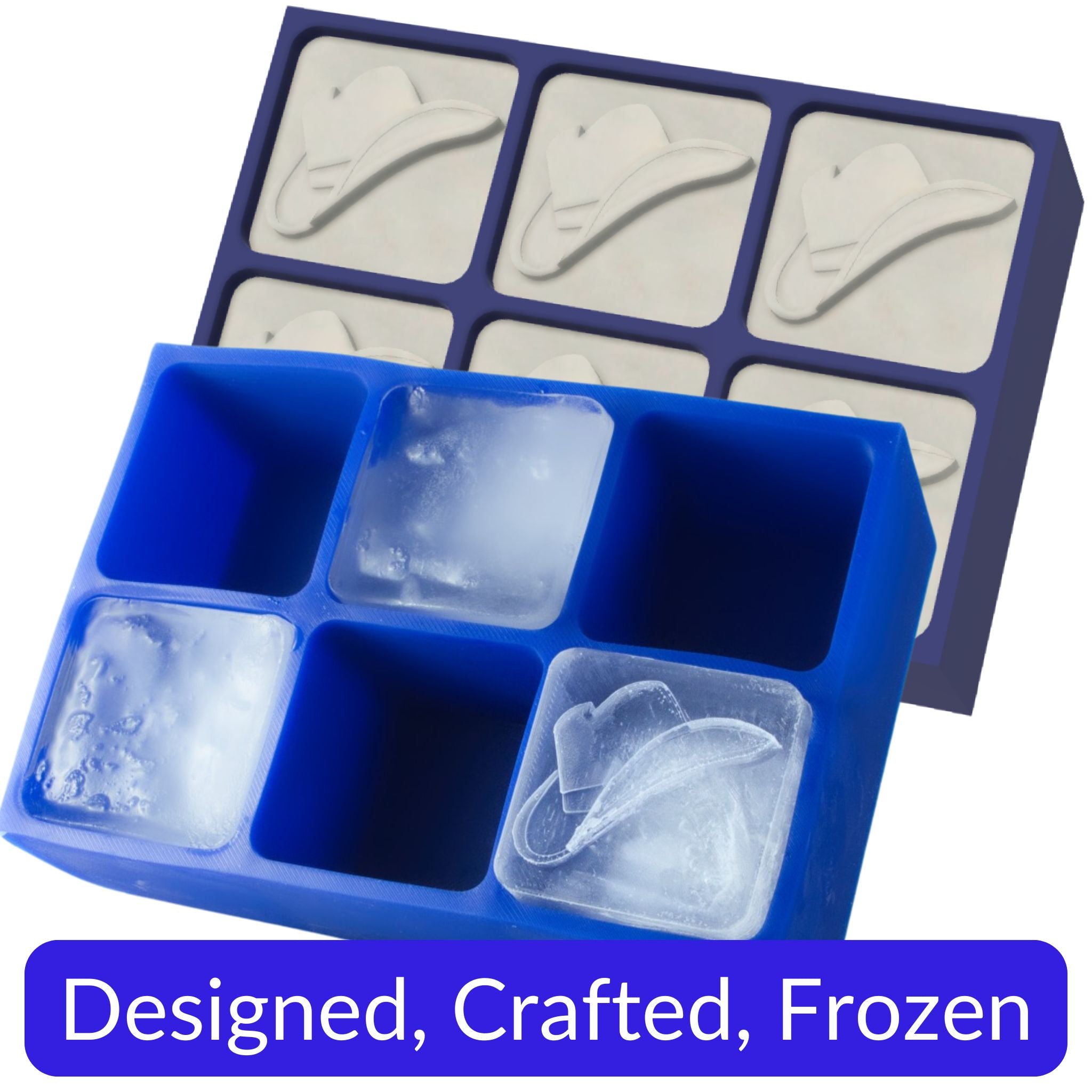 Custom Ice Cube Tray - Personalised Ice Mould - Your Logo, Text & Design - Chilled Out Creations
