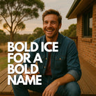 Custom Two - Initial Monogram Ice Tray – Personalised Gift for Whiskey Lovers, Boyfriends & Husbands - Chilled Out Creations