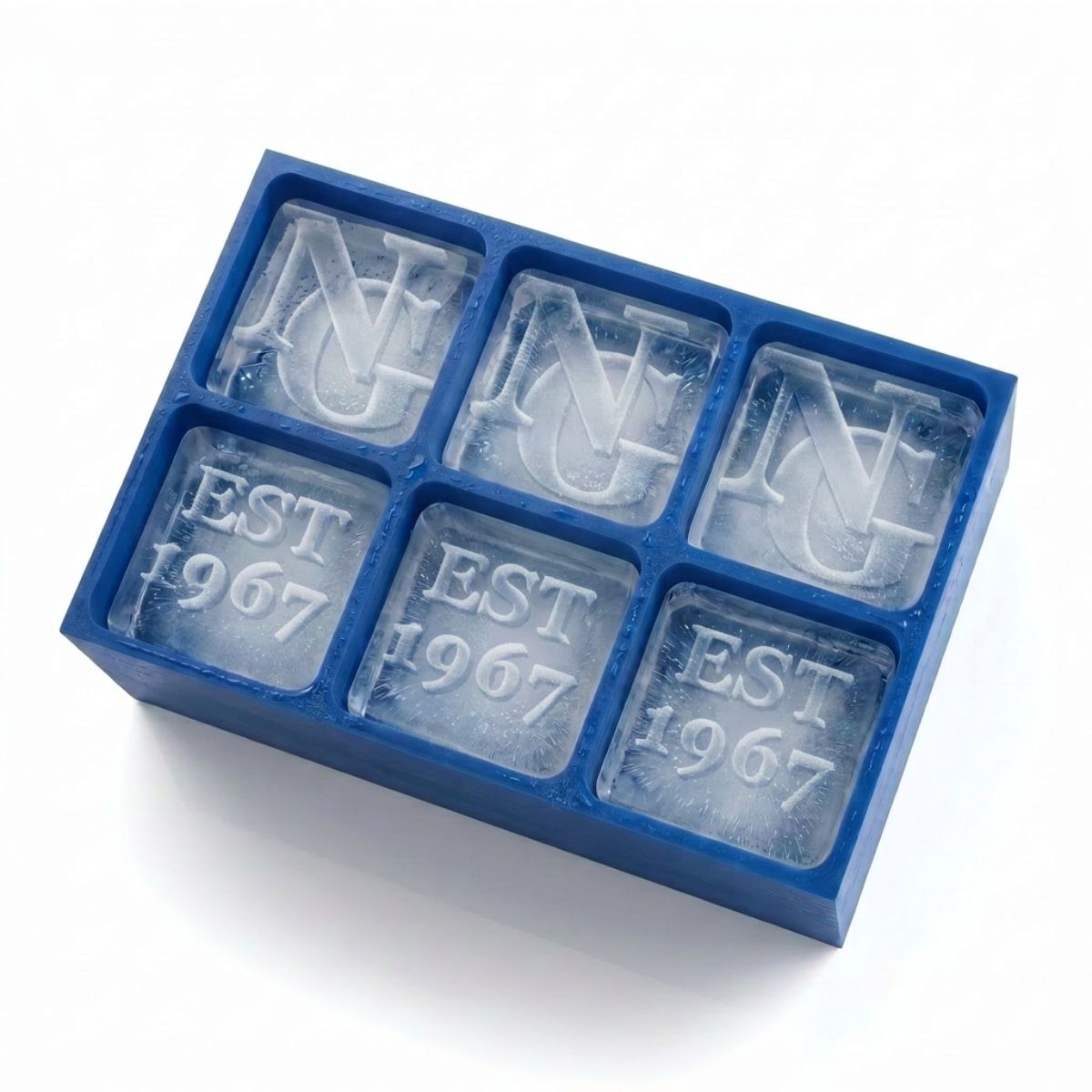 Dad’s Initials + EST. Year Ice Tray – Personalised Father’s Day Whisky Gift - Chilled Out Creations
