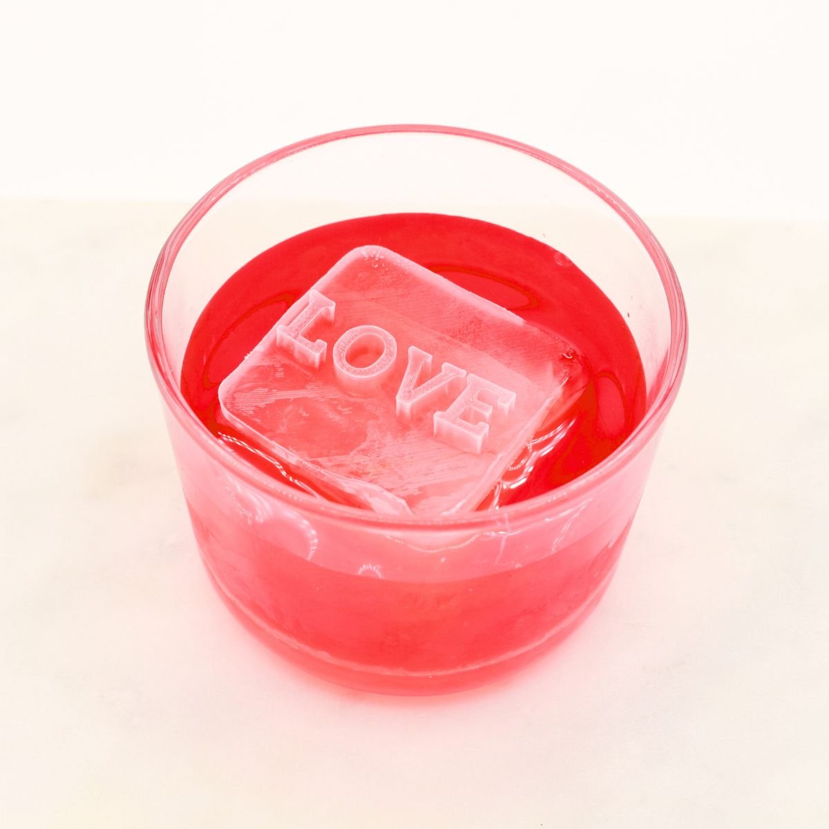 Love Etched in Ice – Custom Message Ice Cube Tray for Romantic Celebrations - Chilled Out Creations