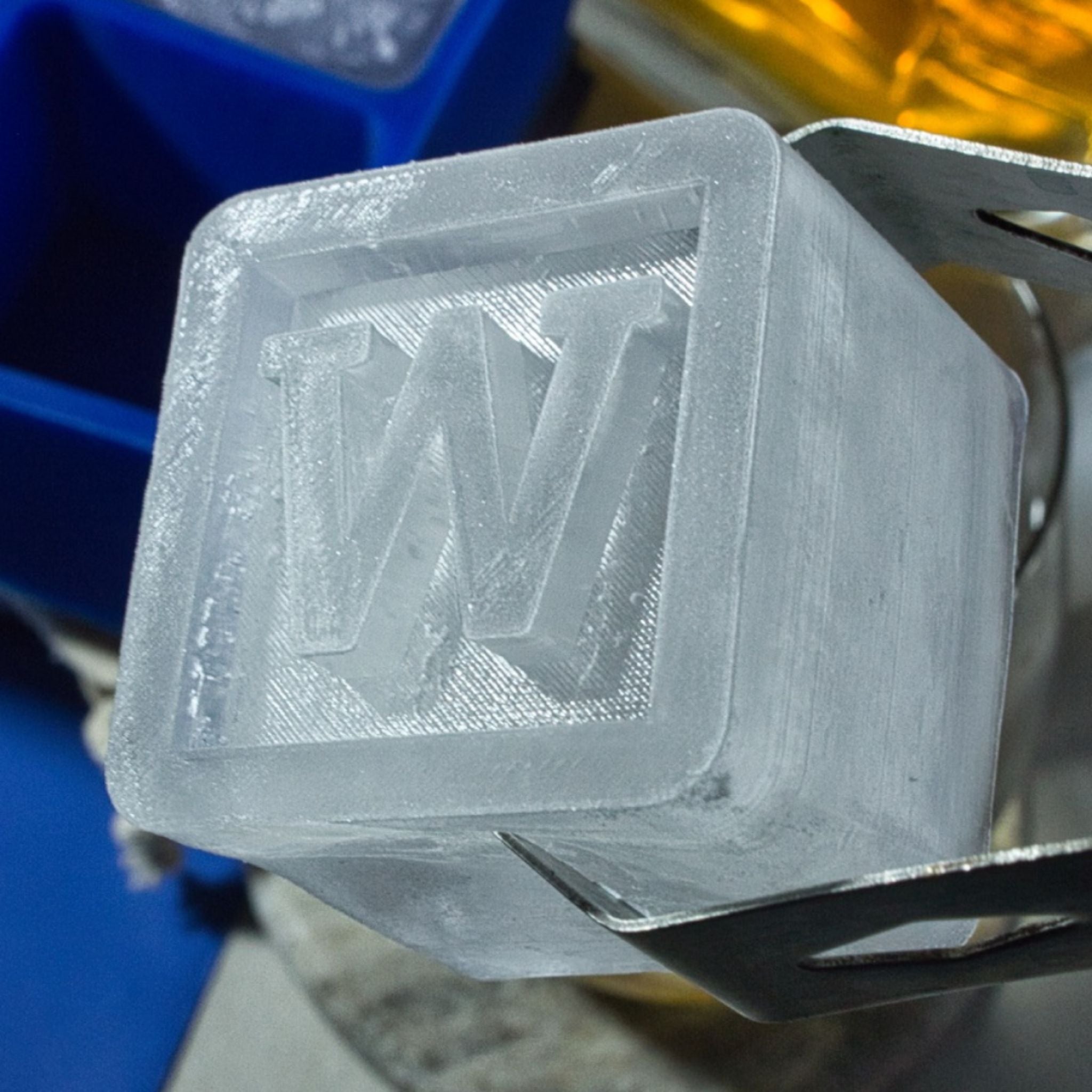 Majestic Purple W Ice Tray – Unique 30th Birthday Keepsake for Unforgettable Moments - Chilled Out Creations