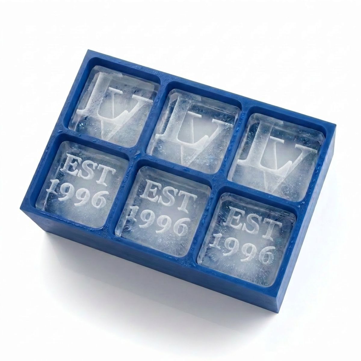 Milestone Birthday EST. Year Ice Tray – Custom Initials Gift for Him - Chilled Out Creations