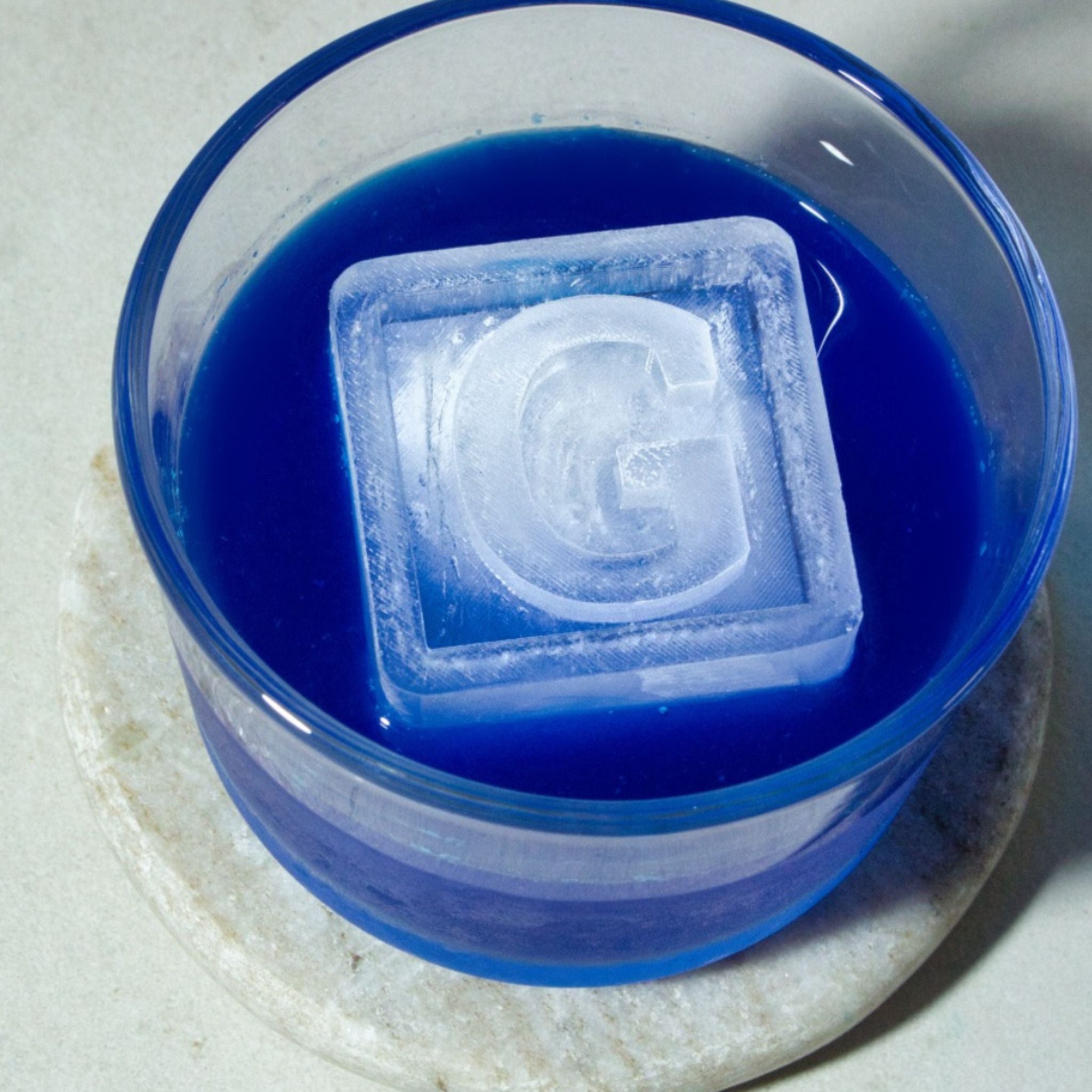Stylish Entertaining Green G Ice Cube Tray – Perfect Celebration Gift - Chilled Out Creations