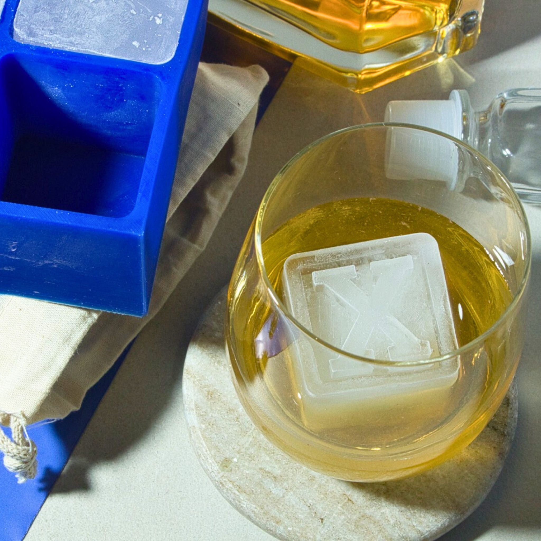 Unforgettable 21st Party Gift – Custom Red X Ice Tray for Bold Birthday Drinks - Chilled Out Creations