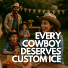 Western Cowboy Ice Tray – Rustic Whiskey Mould Gift for Him - Chilled Out Creations