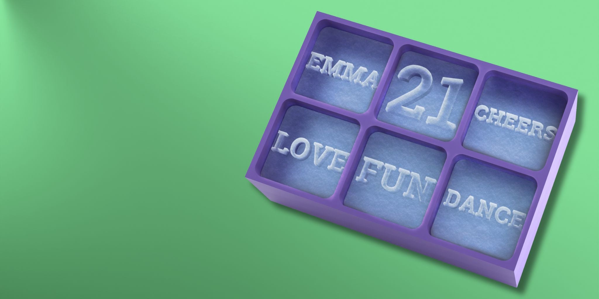 Personal Message Ice Cube Trays – Fun Gifts That Freeze a Smile - Chilled Out Creations