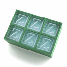 Vibrant green personalised ice tray with Z design – unique and fun gift idea