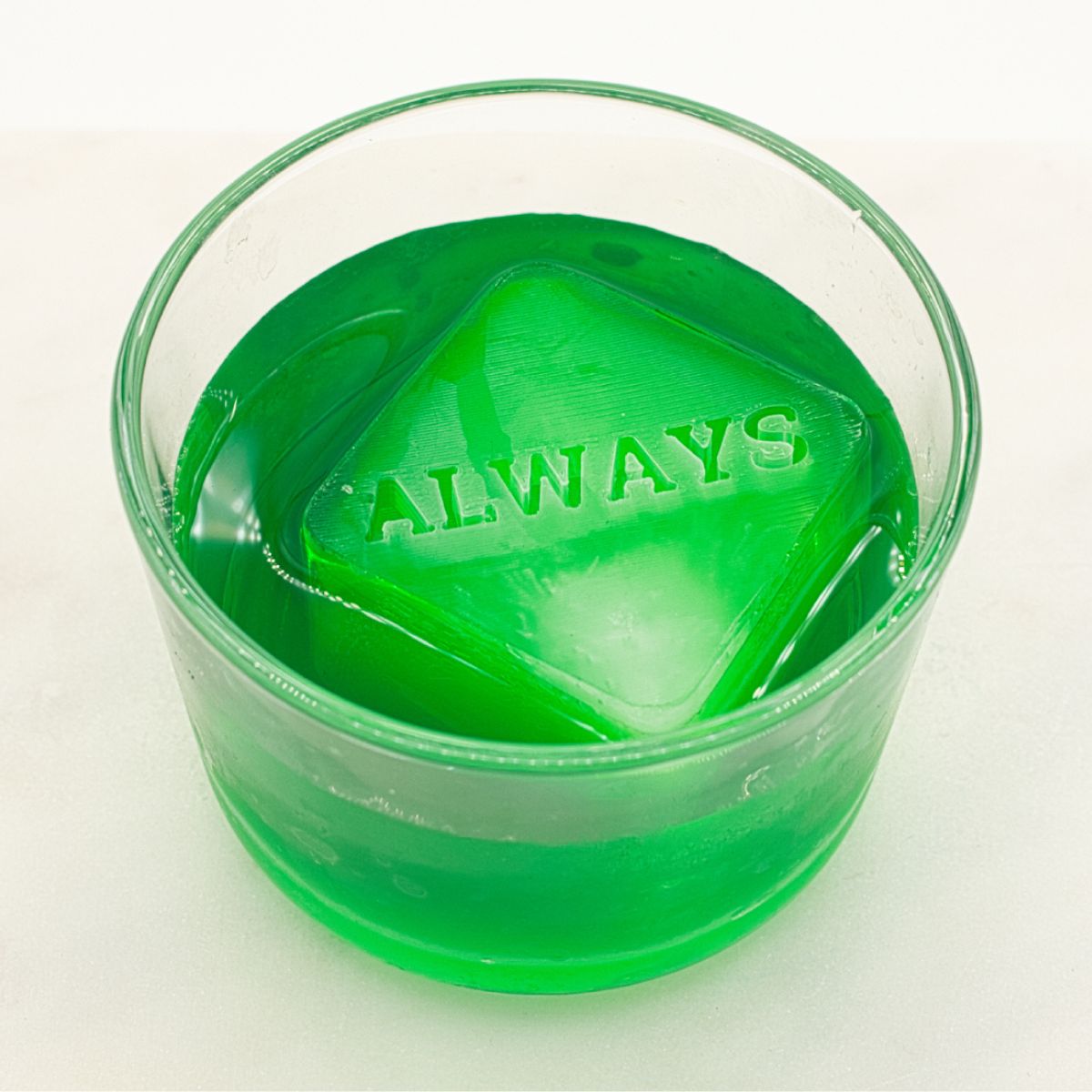 Mark lasting love or friendship with a cube engraved ALWAYS. A thoughtful, custom touch for weddings, anniversaries, or meaningful celebrations.