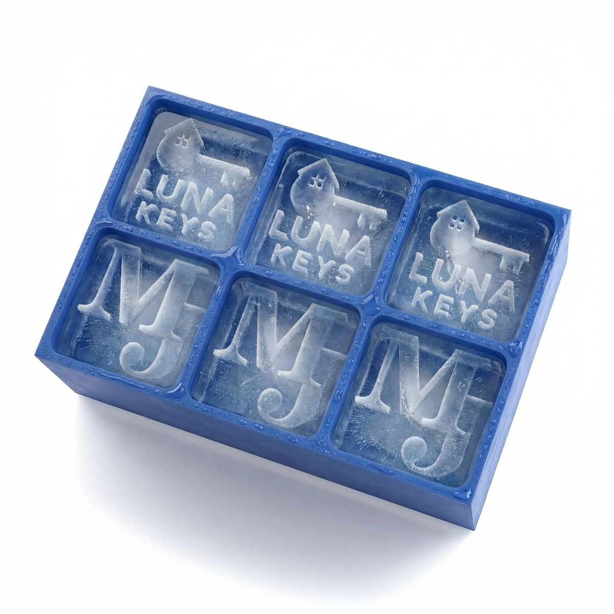 Close the Deal – Custom Logo + Initials Ice Tray for Real Estate Brands - Chilled Out Creations