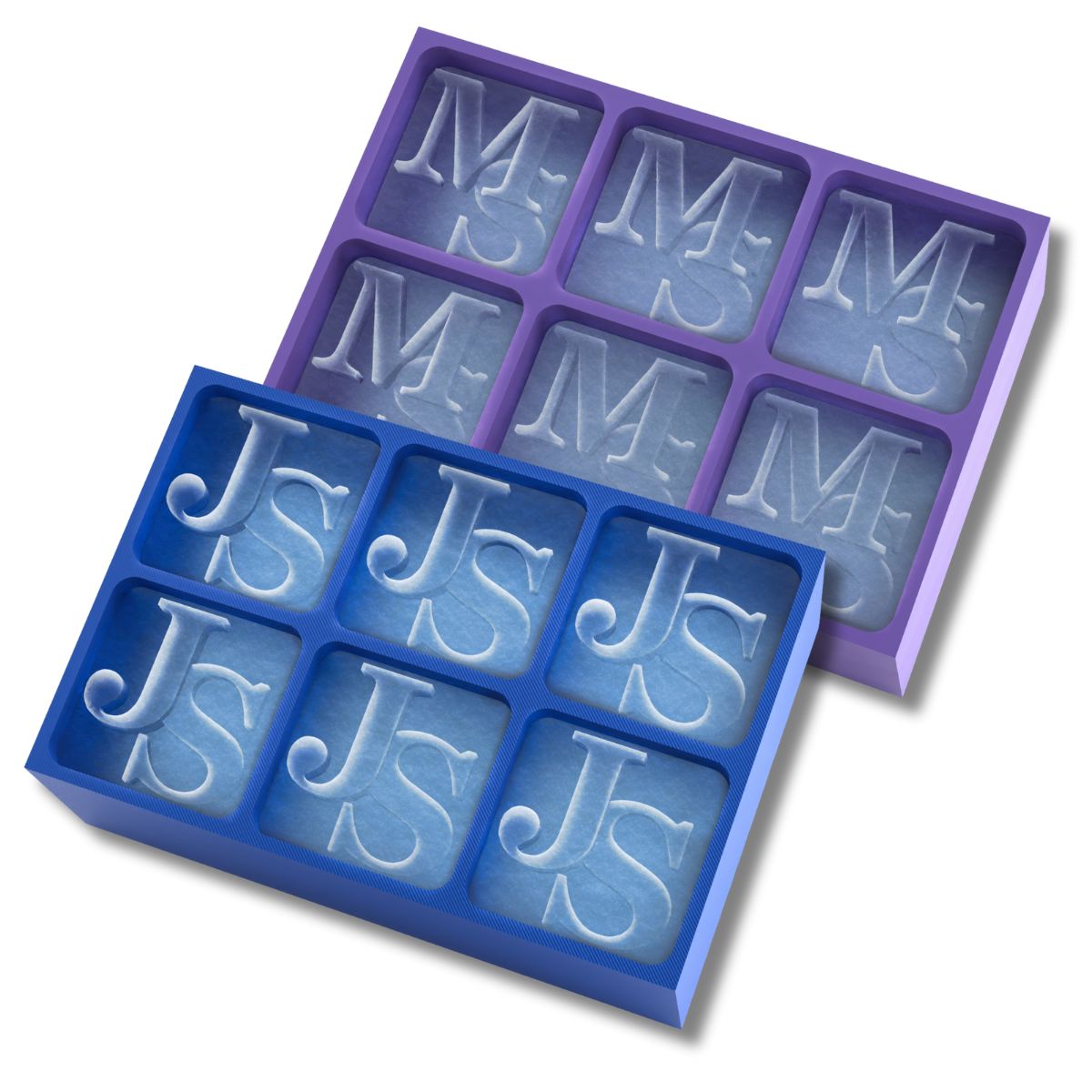 Custom Couples Ice Tray Set – Personalised Wedding, Engagement & Anniversary Gift for Whiskey & Cocktail Lovers - Chilled Out Creations