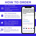 Custom Couples Ice Tray Set – Personalised Wedding, Engagement & Anniversary Gift for Whiskey & Cocktail Lovers - Chilled Out Creations