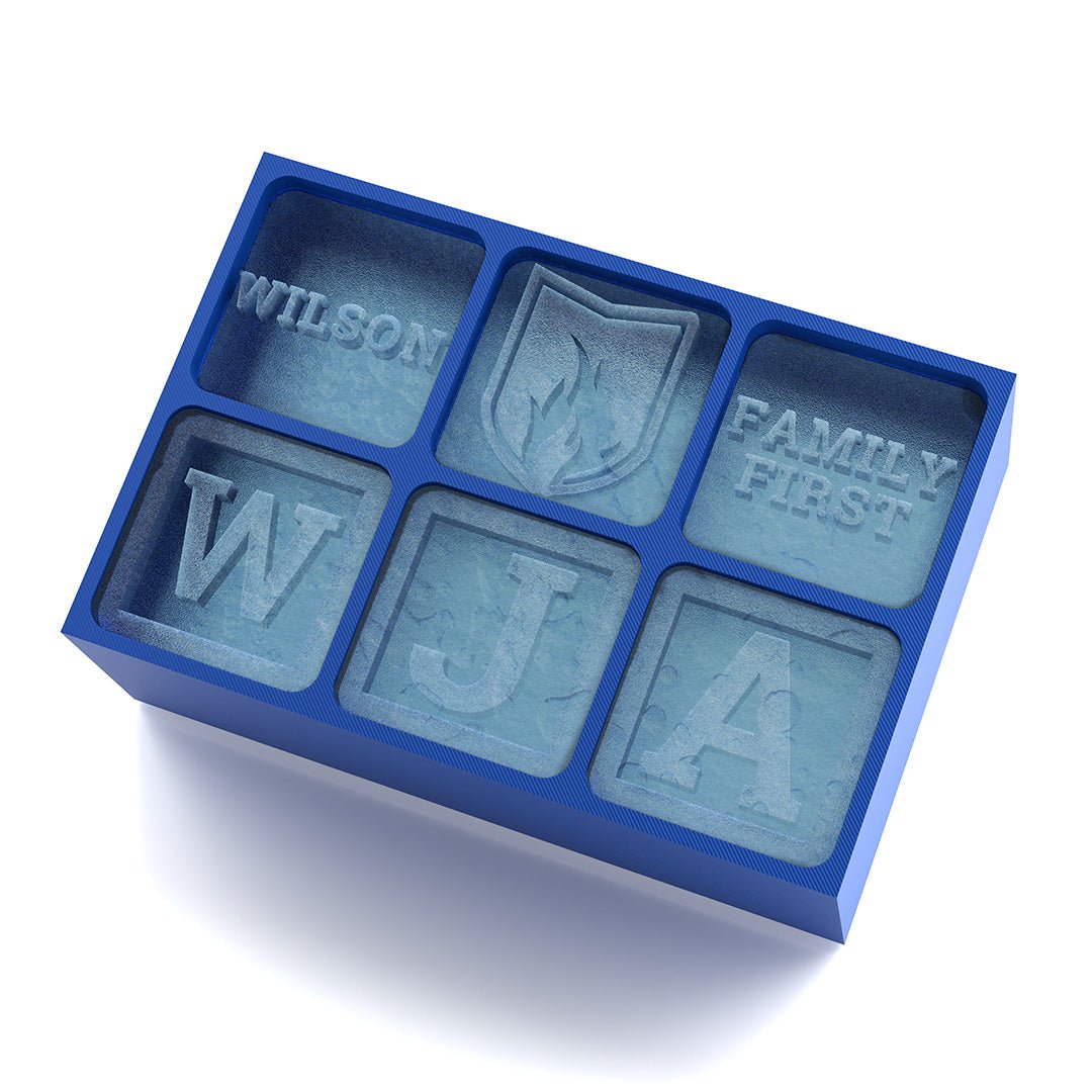 Custom Family and Friends Ice Tray – Custom Logo Ice Tray for Memorable Moments - Chilled Out Creations
