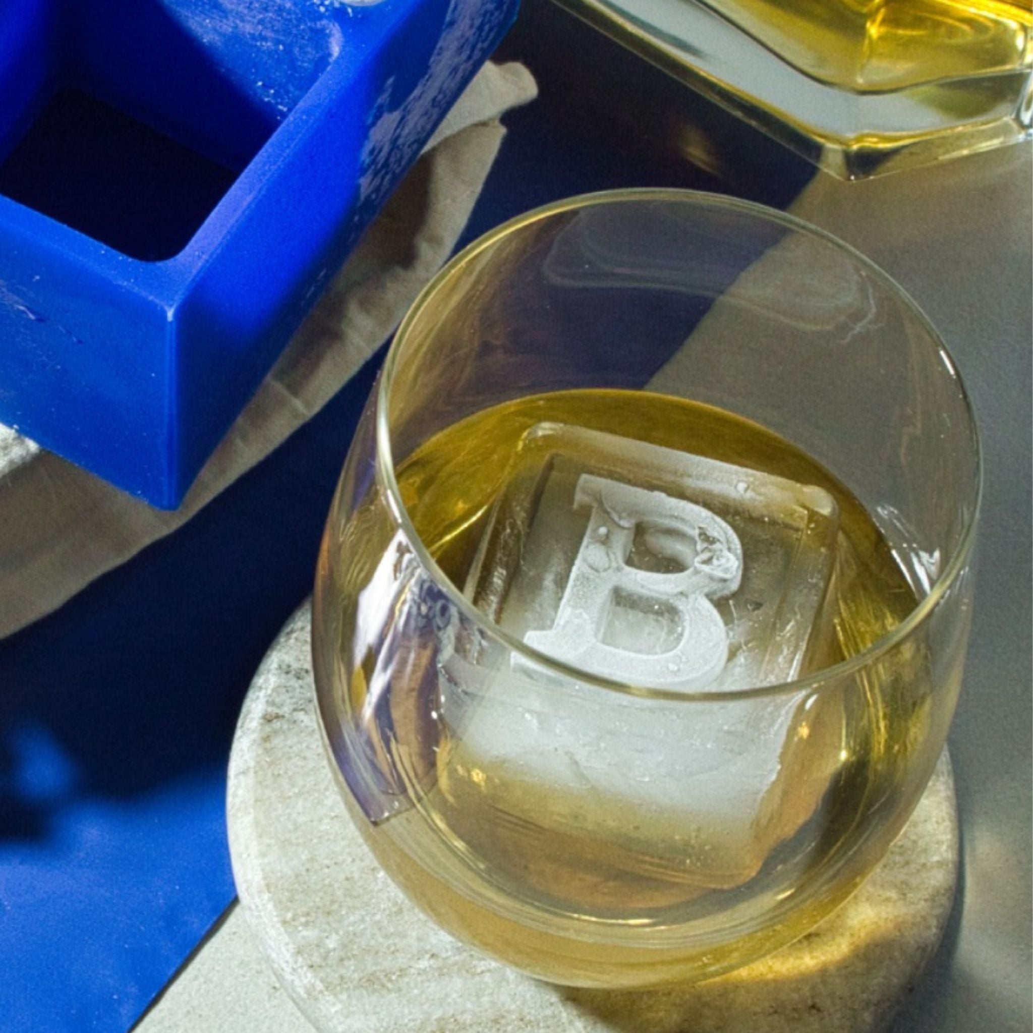 Custom Letter B Ice Tray – Personalised Monogram Gift for Benjamin, Bella, Blake & More - Chilled Out Creations