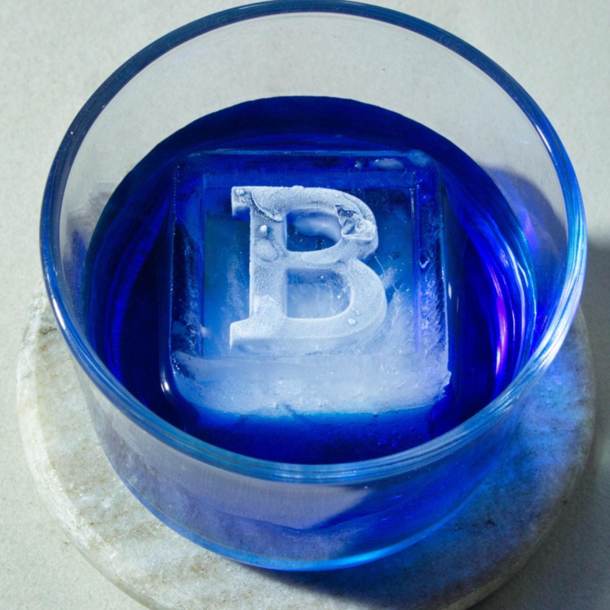 Custom Letter B Ice Tray – Personalised Monogram Gift for Benjamin, Bella, Blake & More - Chilled Out Creations
