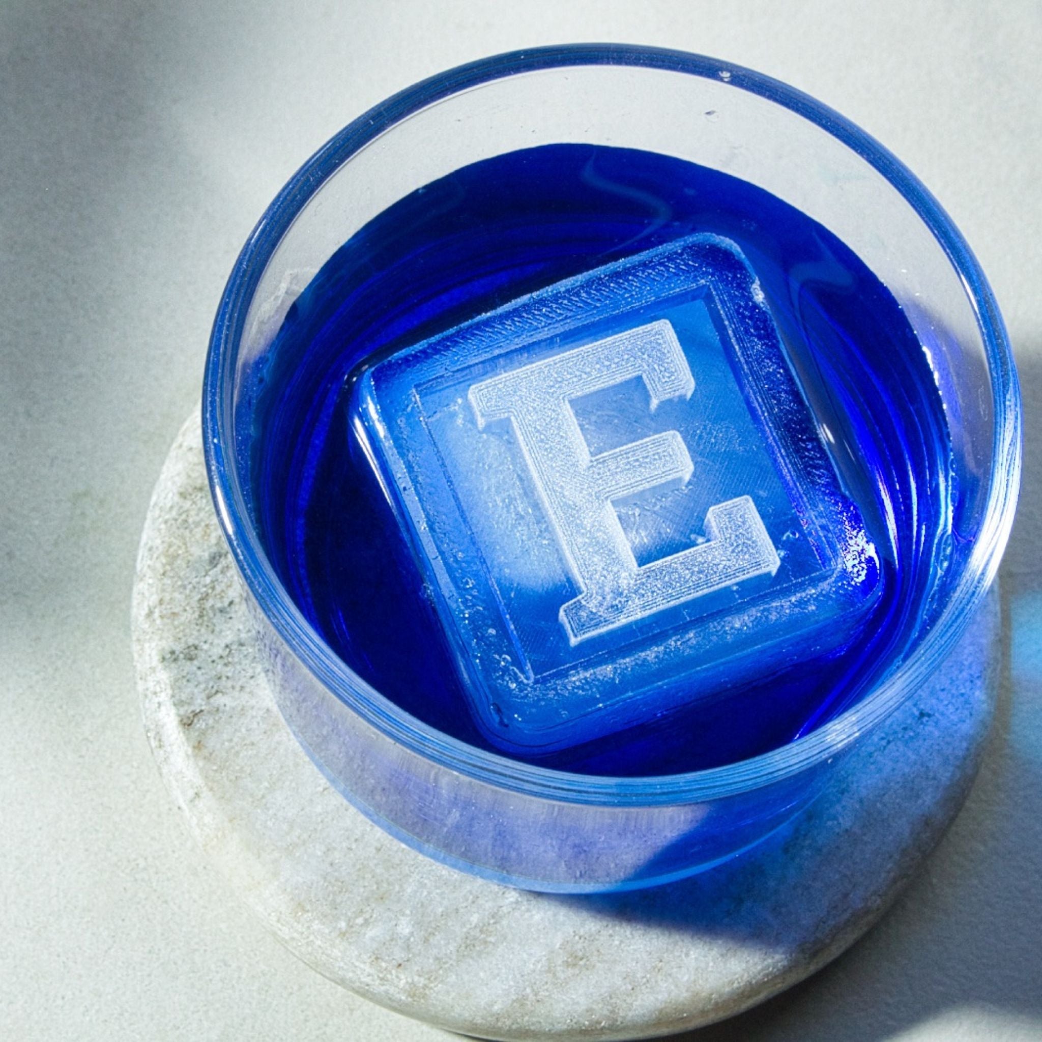 Custom Letter E Ice Tray – Personalised Gift for Emily, Ethan, Ellie & More - Chilled Out Creations