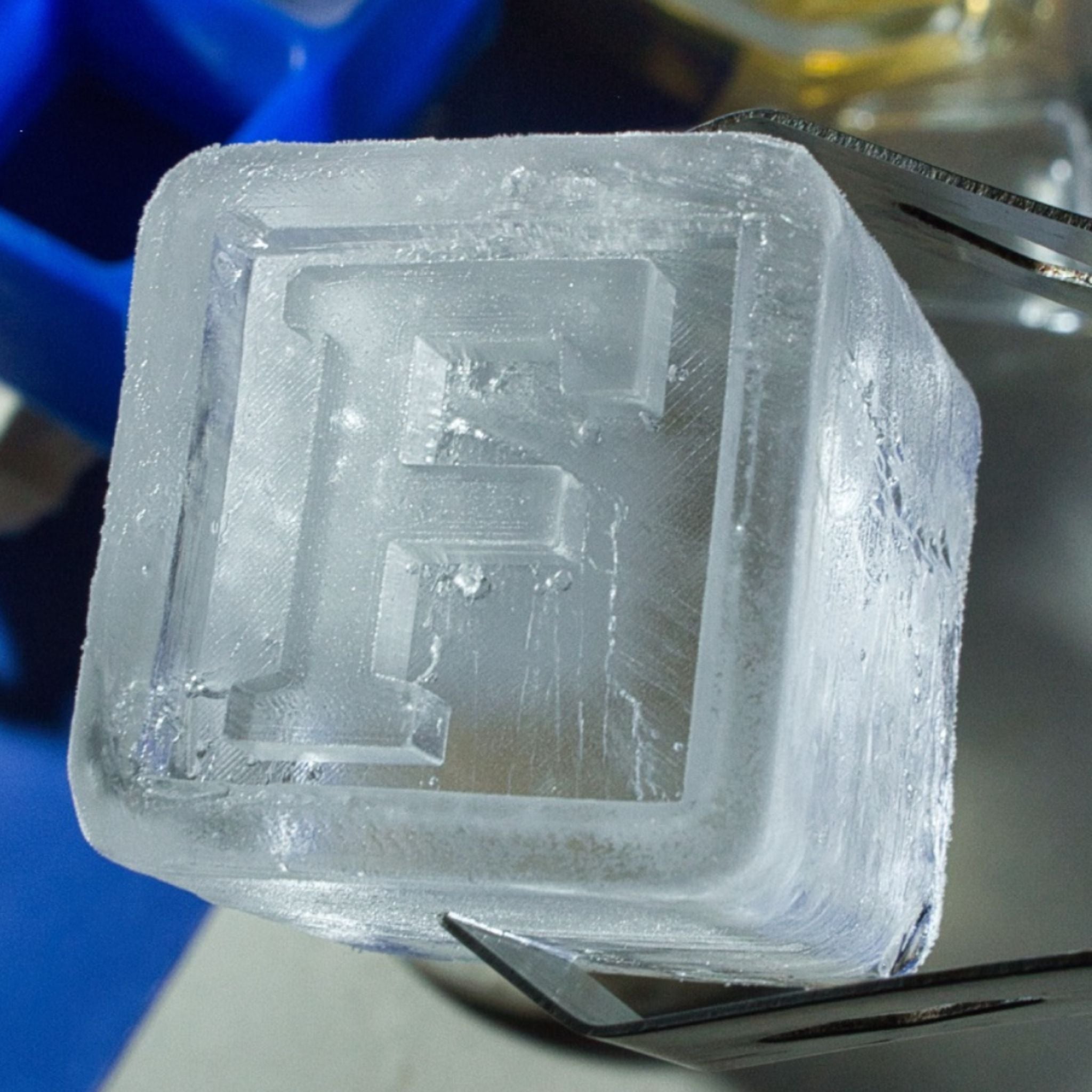 Custom Letter F Ice Tray – Personalised Gift for Felix, Freya, Finn & More - Chilled Out Creations