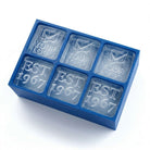 Custom Logo + EST Date Ice Tray – Branded Silicone Moulds for Business & Events - Chilled Out Creations