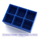 Custom Logo + EST Date Ice Tray – Branded Silicone Moulds for Business & Events - Chilled Out Creations