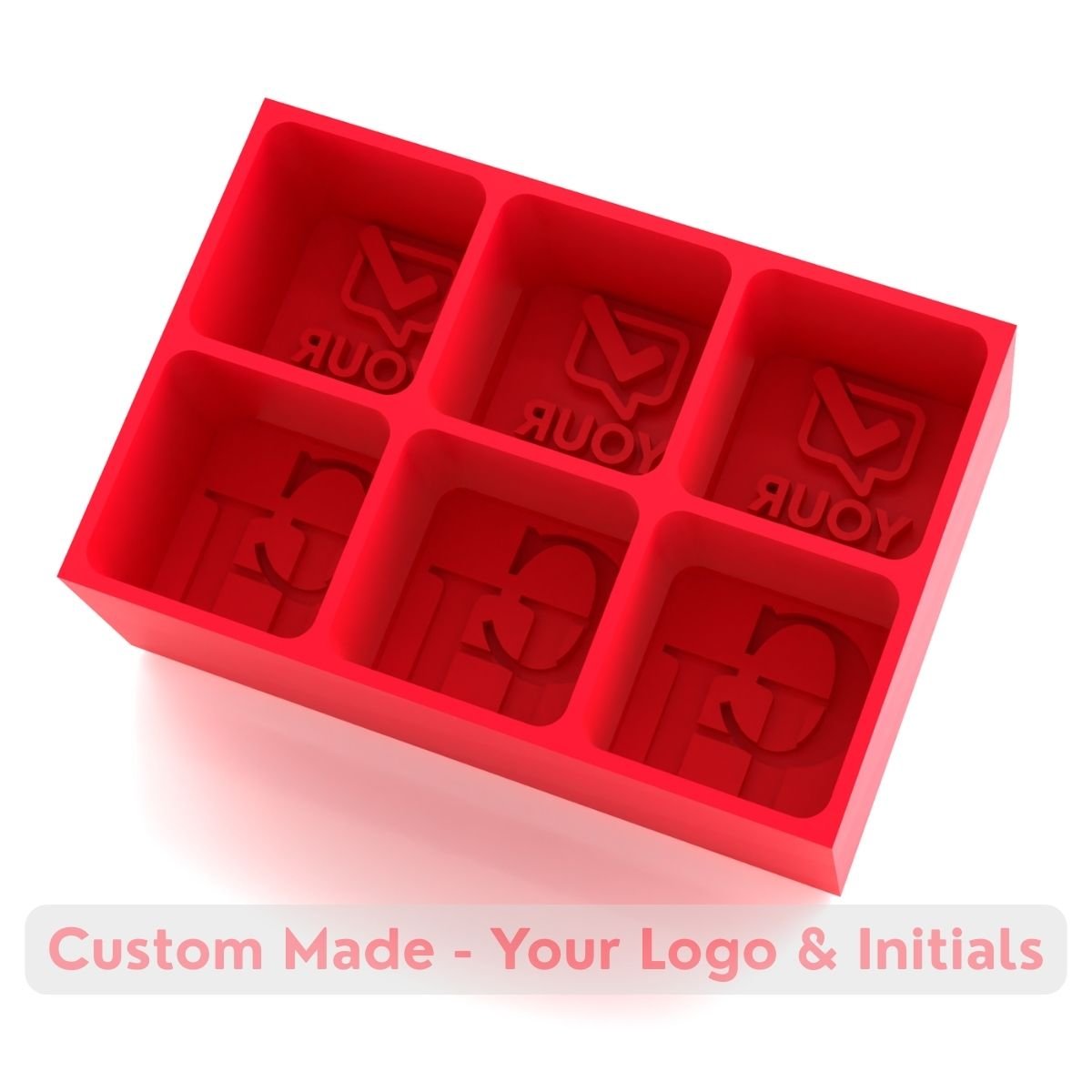 Custom Logo + Initials Ice Tray – Personalised Silicone Moulds for Brands & Events - Chilled Out Creations