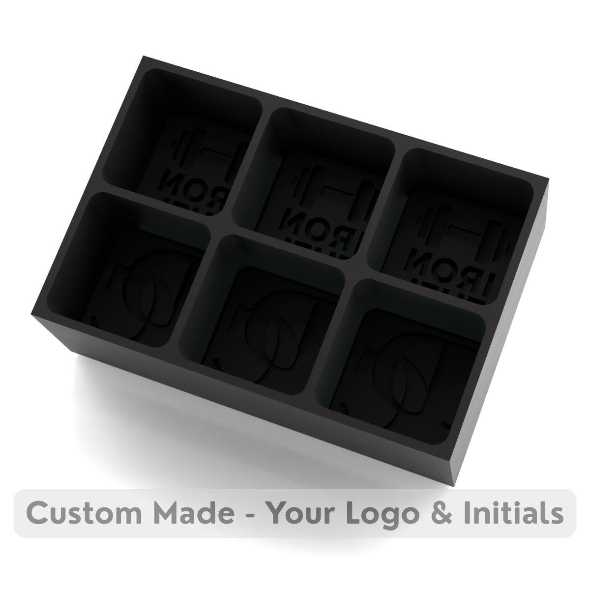 Freeze Your Strength – Custom Logo + Initials Ice Tray - Chilled Out Creations