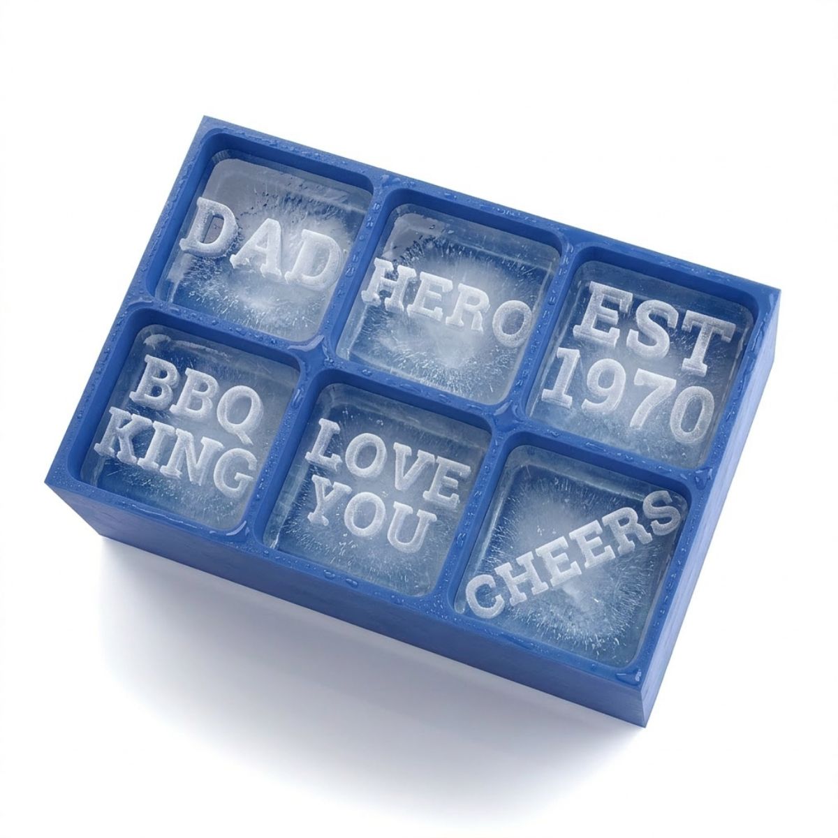 Ice That Speaks – Custom Message Ice Cube Tray for the Dad Who Has Everything - Chilled Out Creations