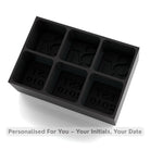 Initials + EST. Year Ice Tray – Personalised Gift for Special Memories - Chilled Out Creations