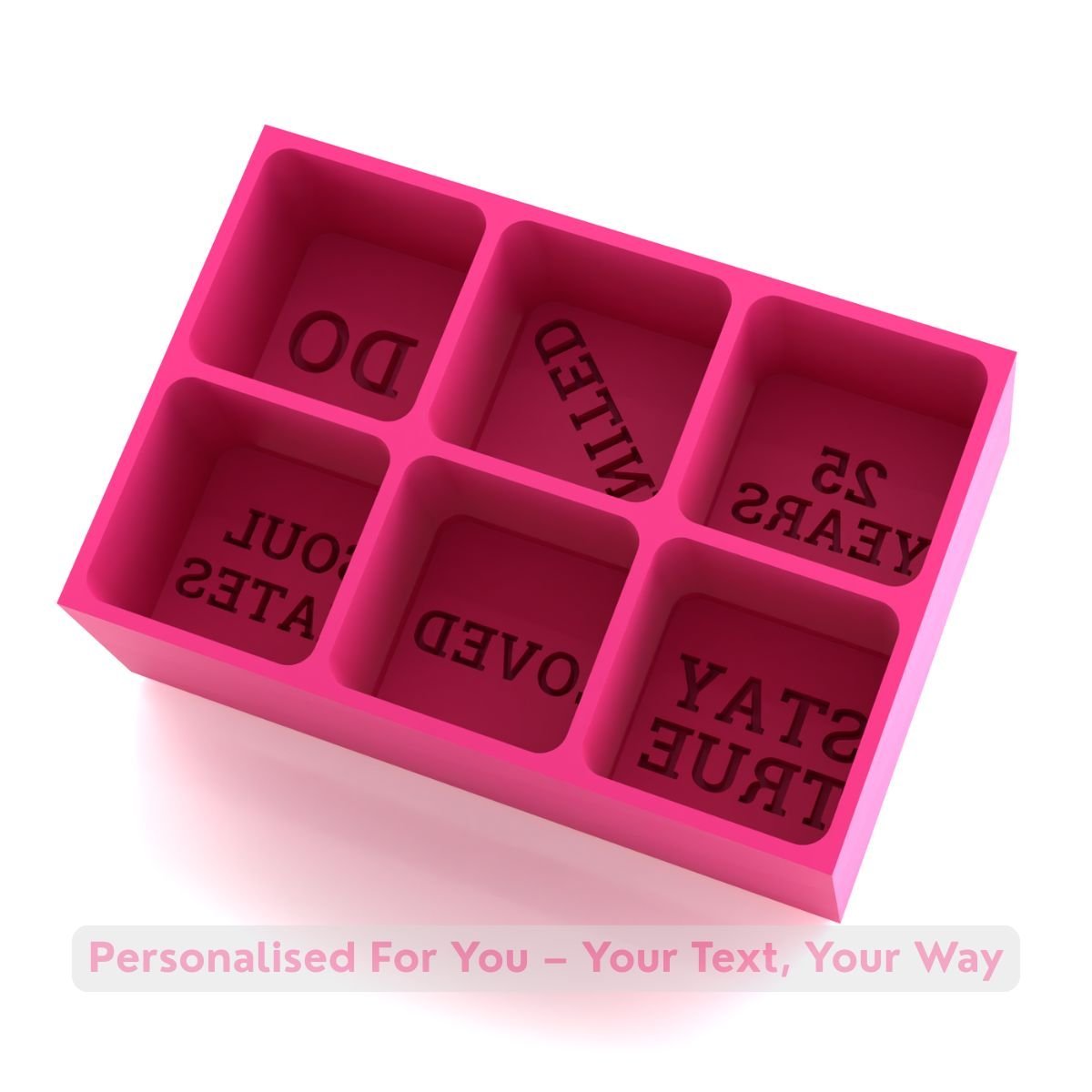 Love Etched in Ice – Custom Message Ice Cube Tray for Romantic Celebrations - Chilled Out Creations