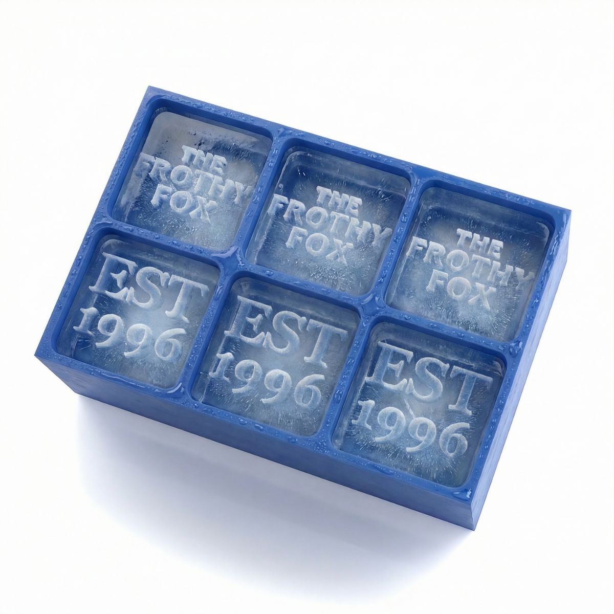 Raise the Bar — Custom Logo & Est Date Ice Cubes for Hospitality - Chilled Out Creations
