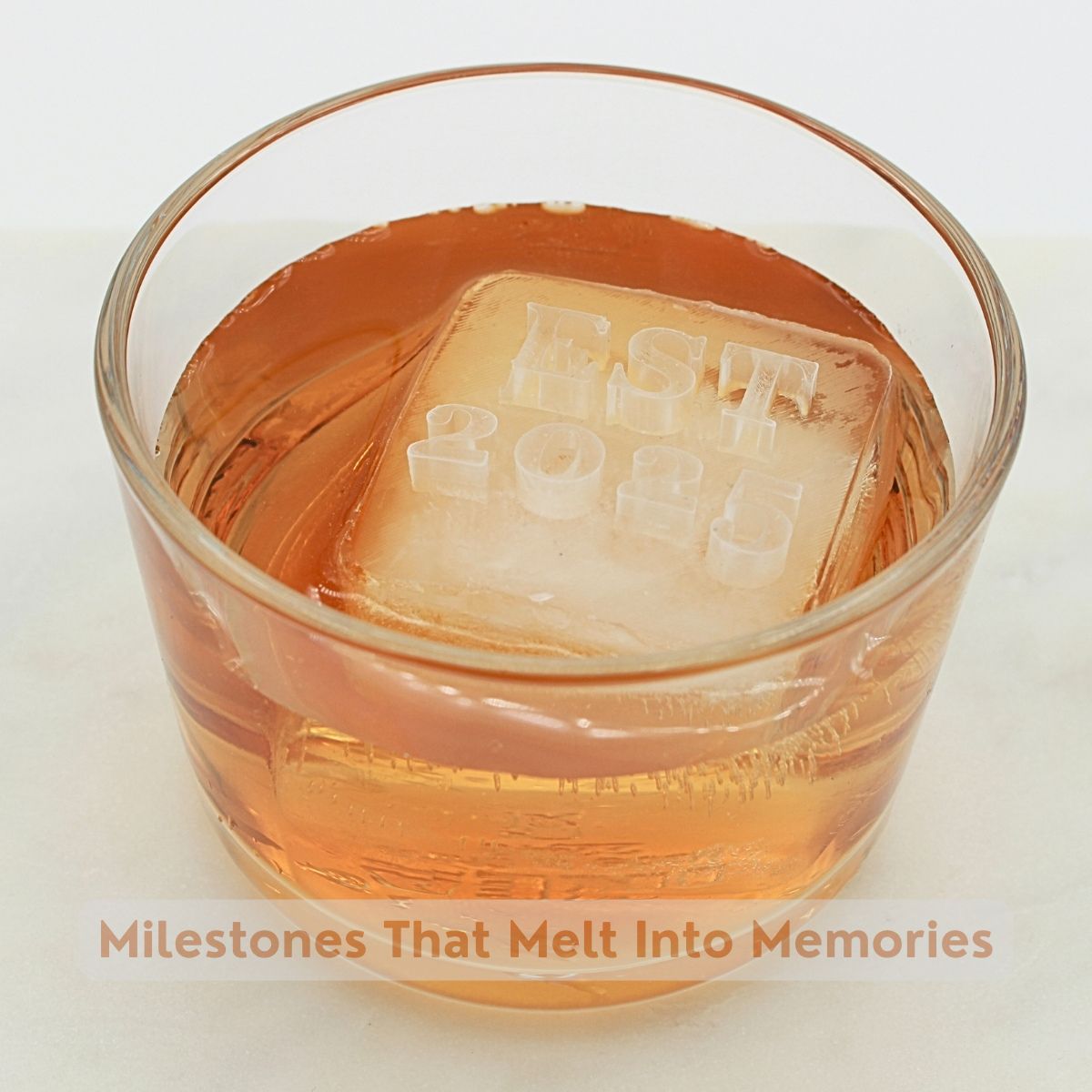Valentines EST. Year Ice Cube Tray – Personalised Couples Gift Idea - Chilled Out Creations
