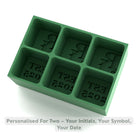 Wedding EST. Year Ice Cube Tray – Bride & Groom Initials with Date - Chilled Out Creations