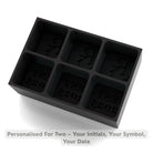 Wedding EST. Year Ice Cube Tray – Bride & Groom Initials with Date - Chilled Out Creations