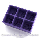 Wedding EST. Year Ice Cube Tray – Bride & Groom Initials with Date - Chilled Out Creations