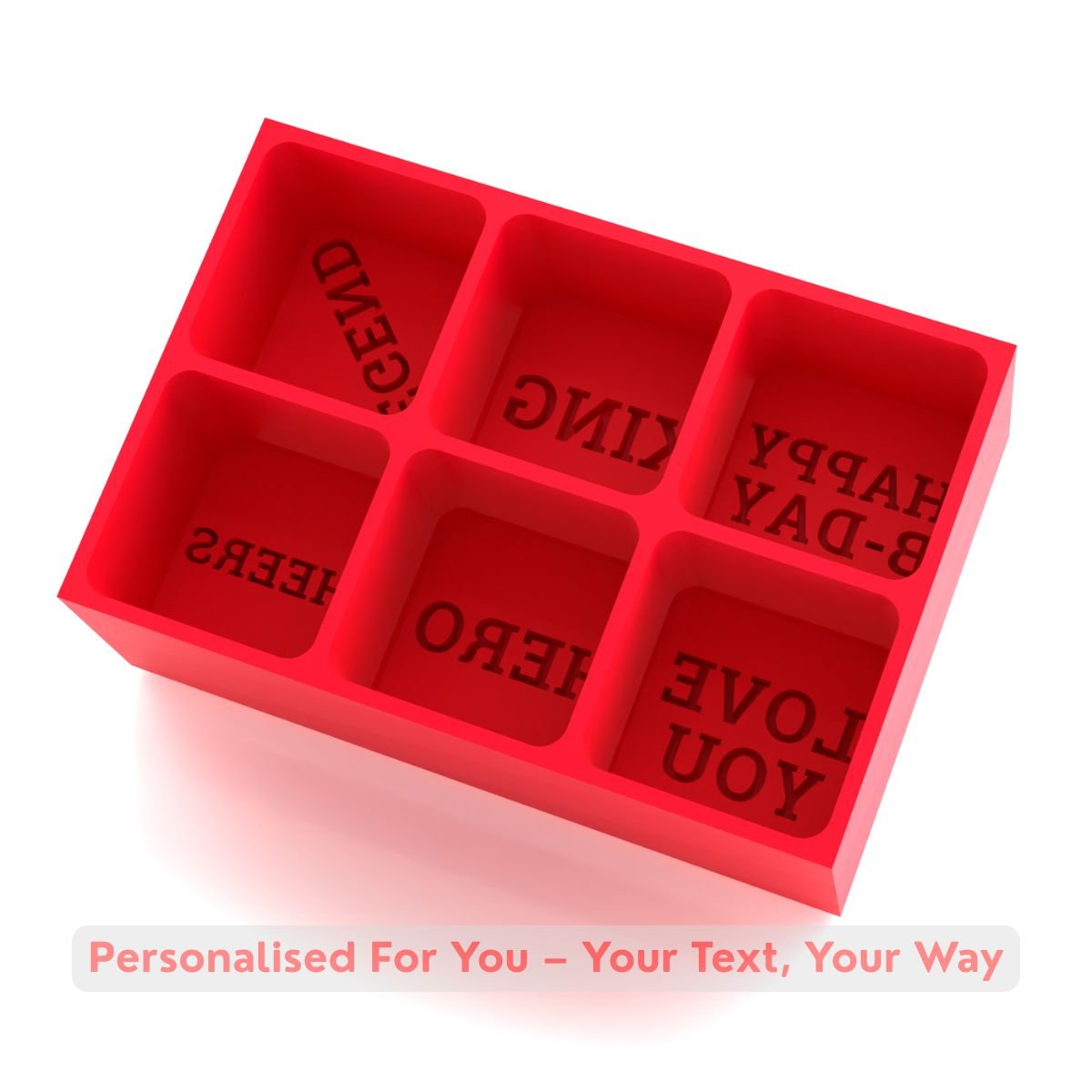 Words That Chill – Personal Message Ice Cube Tray for Milestone Moments - Chilled Out Creations