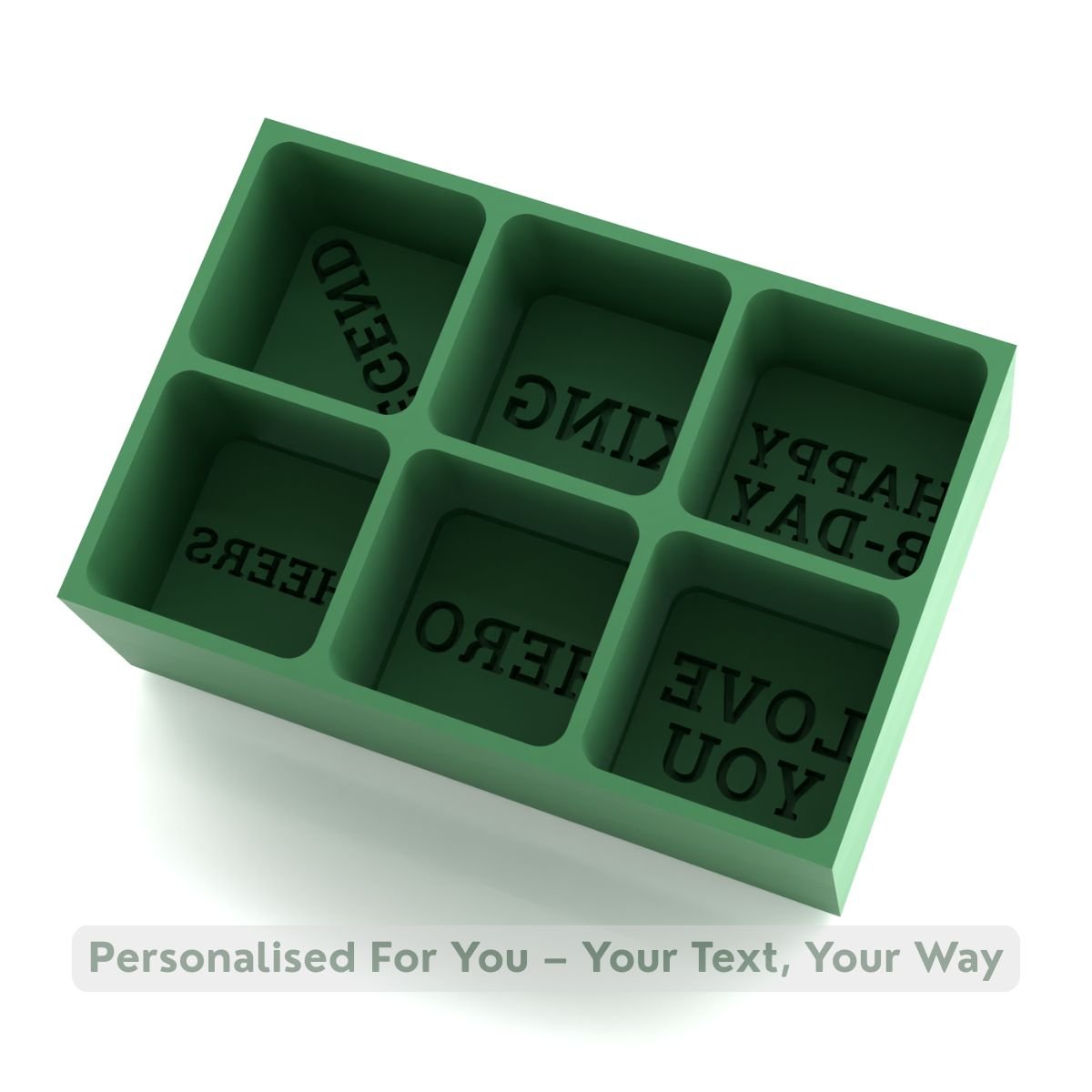 Words That Chill – Personal Message Ice Cube Tray for Milestone Moments - Chilled Out Creations